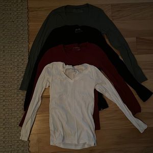 4 Pack Long-Sleeve Cotton Shirts